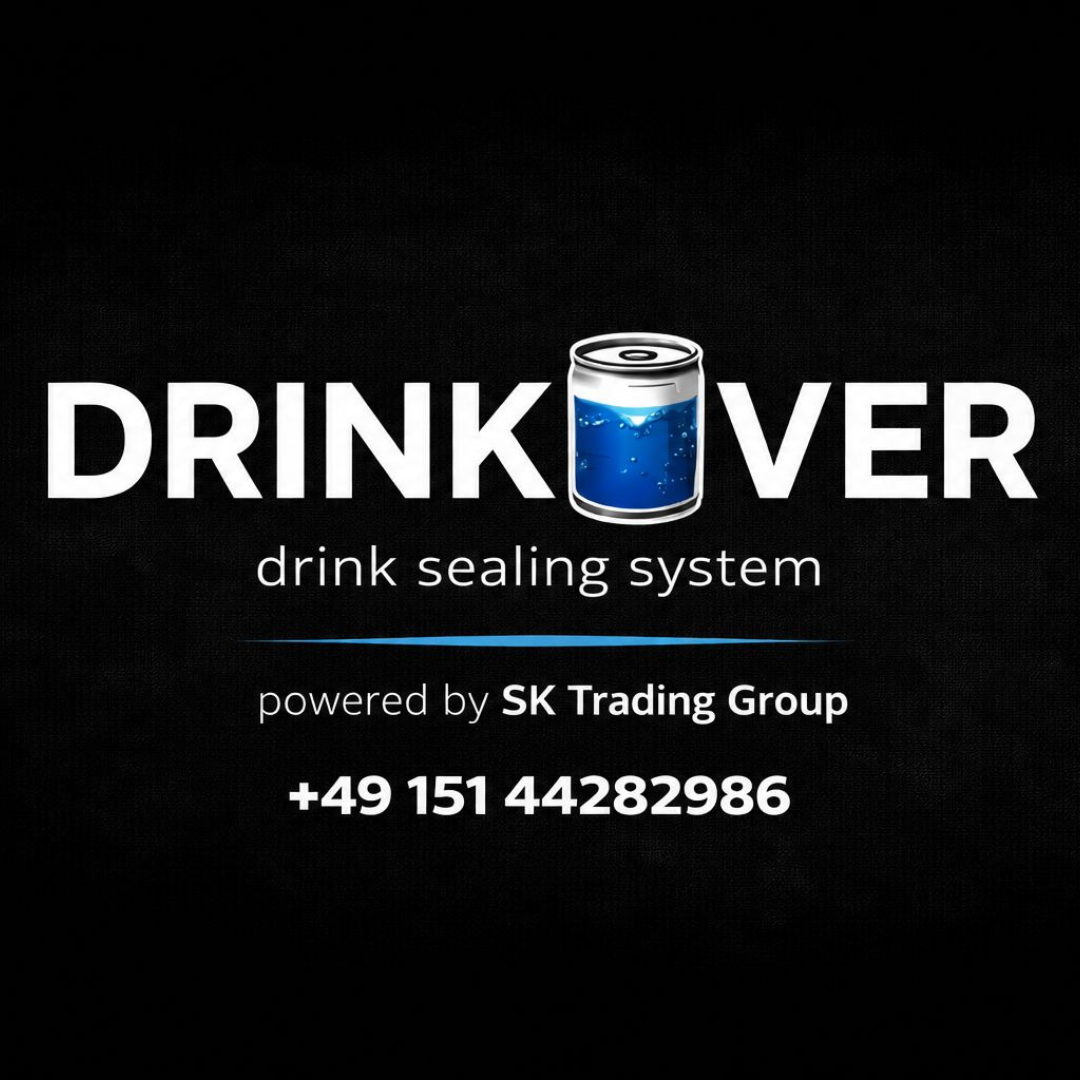 Drinkover Logo – Dosenversiegelung für die Gastronomie